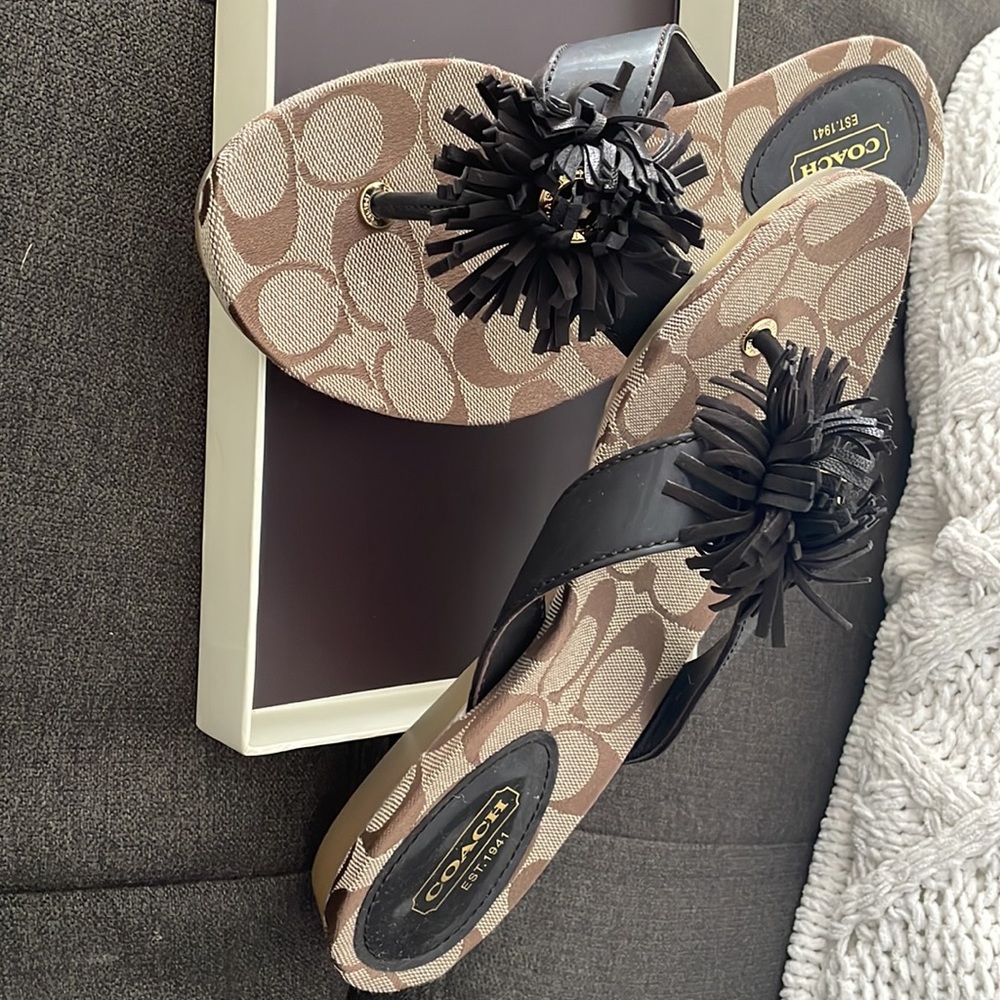 Coach Sandals, Size 6